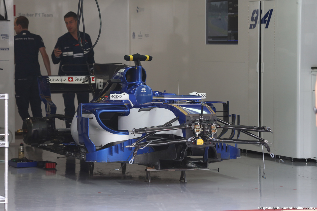 GP GIAPPONE, 05.10.2017- Sauber Tech Detail