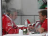 GP GIAPPONE, 05.10.2017- Maurizio Arrivabene (ITA) Ferrari Team Principal e Sebastian Vettel (GER) Ferrari SF70H