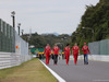 GP GIAPPONE, 05.10.2017- Sebastian Vettel (GER) Ferrari SF70H walks the circuit