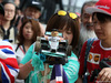 GP GIAPPONE, 05.10.2017- Lewis Hamilton (GBR) Mercedes AMG F1 W08  fan