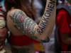 GP GIAPPONE, 05.10.2017- Raikkonen Tattoo on a Fan
