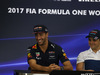 GP GIAPPONE, 05.10.2017- Giovedi' Press Conference, L ro R Daniel Ricciardo (AUS) Red Bull Racing RB13 e Felipe Massa (BRA) Williams F1 Team FW40