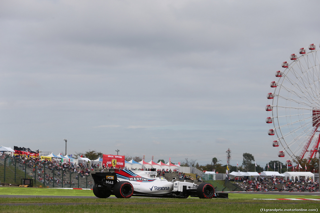 GP GIAPPONE, 07.10.2017- Prove Libere 3, Felipe Massa (BRA) Williams F1 Team FW40