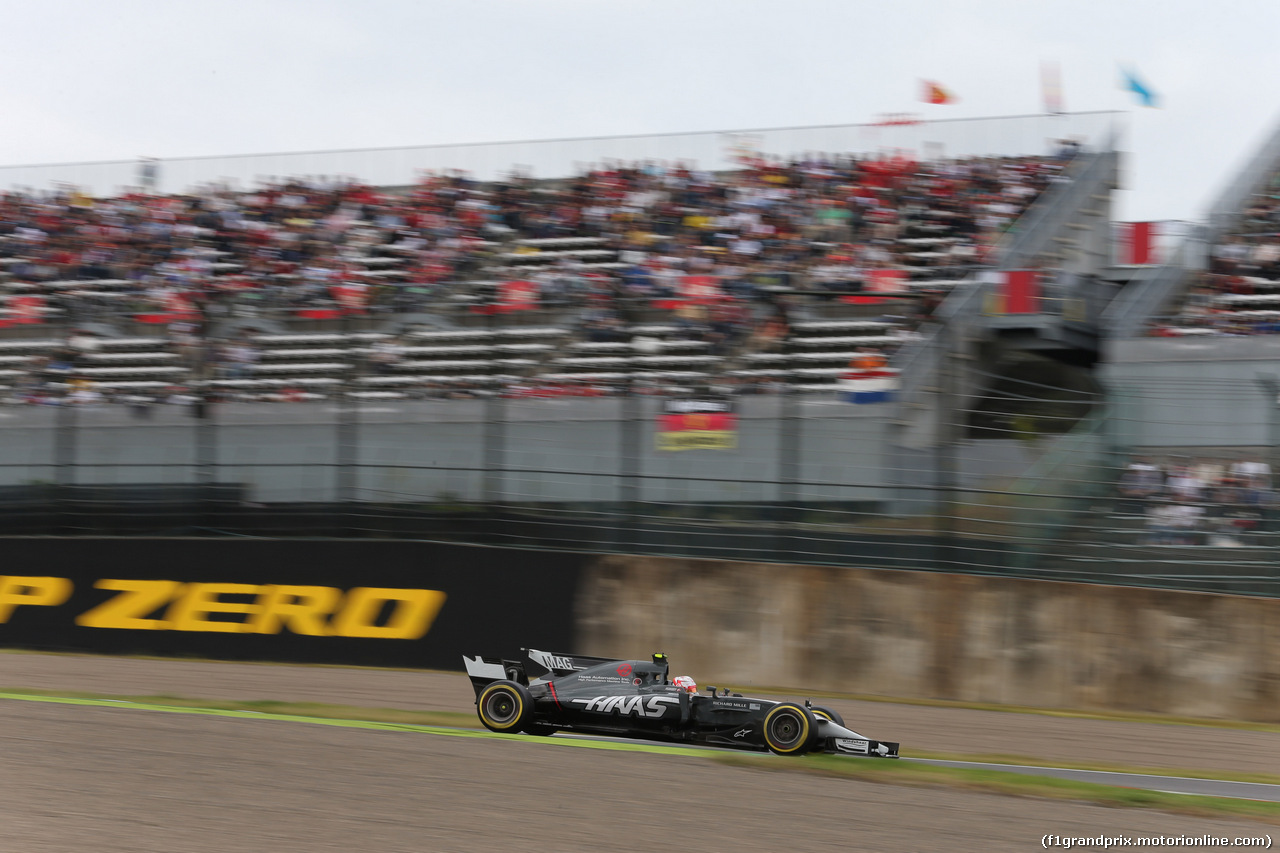 GP GIAPPONE, 07.10.2017- Prove Libere 3, Kevin Magnussen (DEN) Haas F1 Team VF-17
