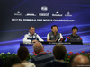 GP GIAPPONE, 06.10.2017- Venerdi' Press Conference, L to R Paddy Lowe (GBR) Williams chief technical officer, Yusuke Hasegawa (JPN) Head of Honda F1 Programme e Ayao Komatasu (JPN) Haas