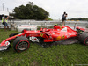 GP GIAPPONE, 07.10.2017- free practice 3, Kimi Raikkonen (FIN) Ferrari SF70H after the crash