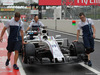 GP GIAPPONE, 07.10.2017- Felipe Massa (BRA) Williams F1 Team FW40  return to its garage after tech verifications