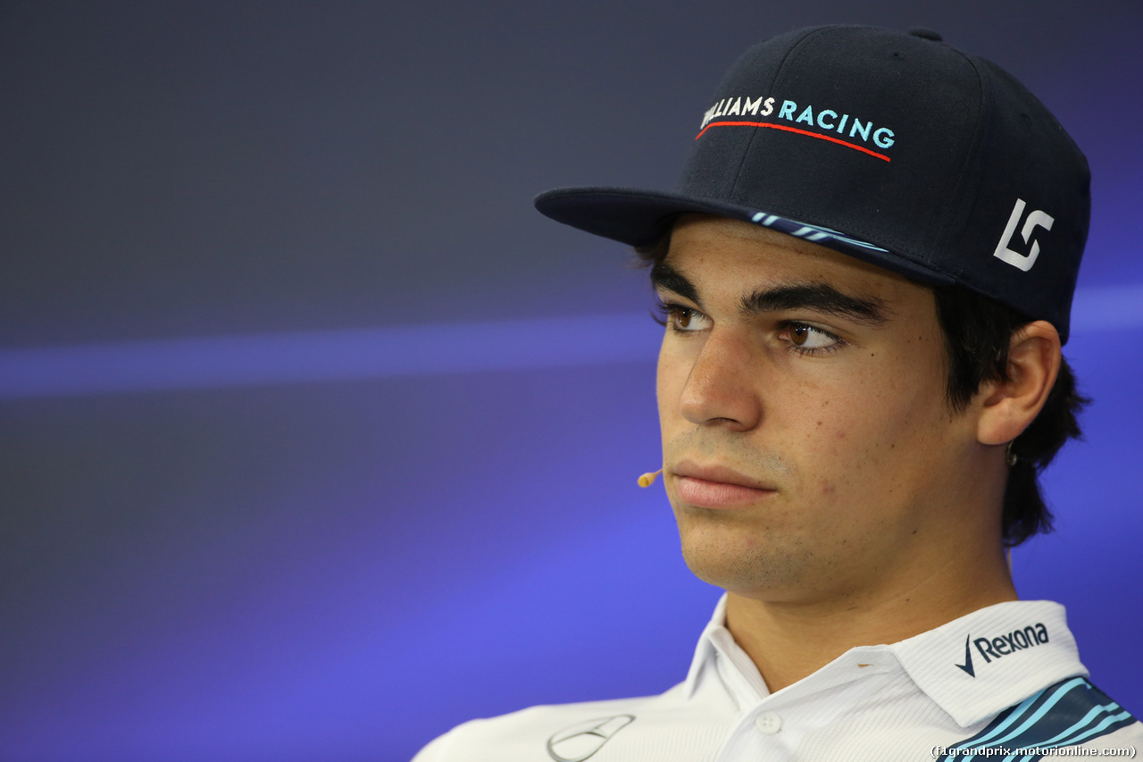 GP GIAPPONE, 05.10.2017- Giovedi' Press Conference, Lance Stroll (CDN) Williams FW40