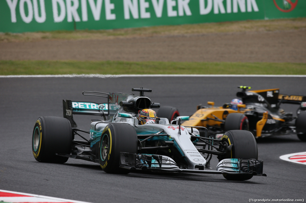 GP GIAPPONE, 06.10.2017- Prove Libere 1, Lewis Hamilton (GBR) Mercedes AMG F1 W08