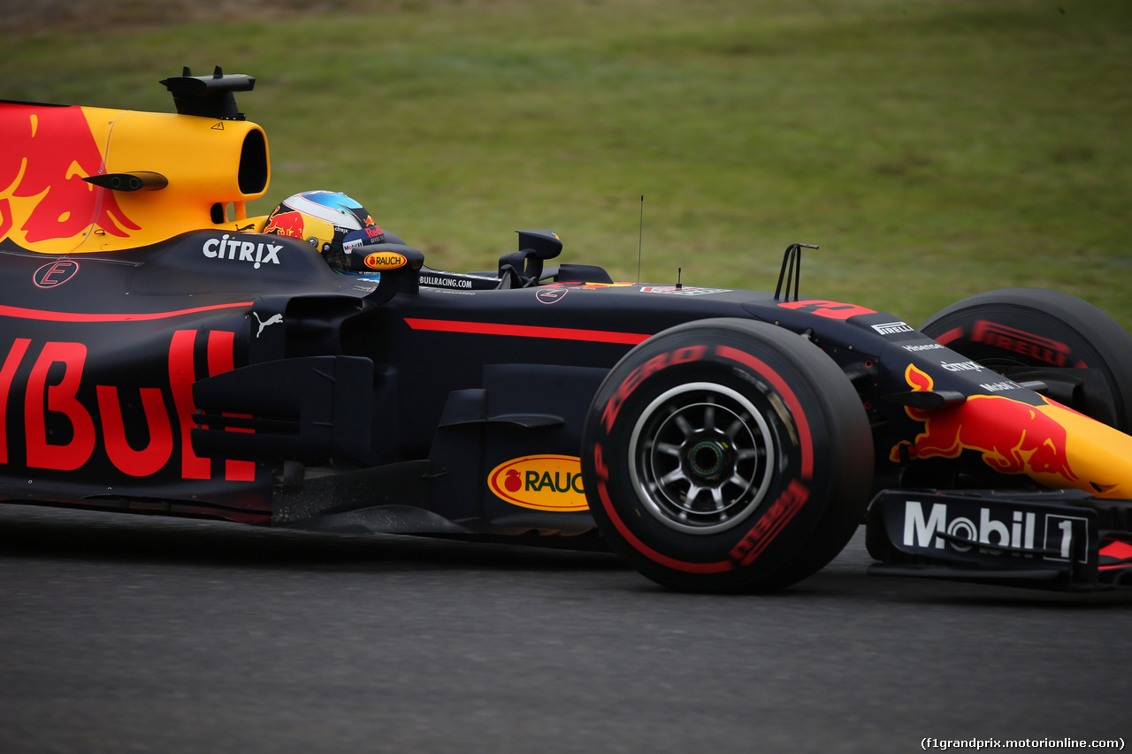 GP GIAPPONE, 06.10.2017- Prove Libere 1, Daniel Ricciardo (AUS) Red Bull Racing RB13