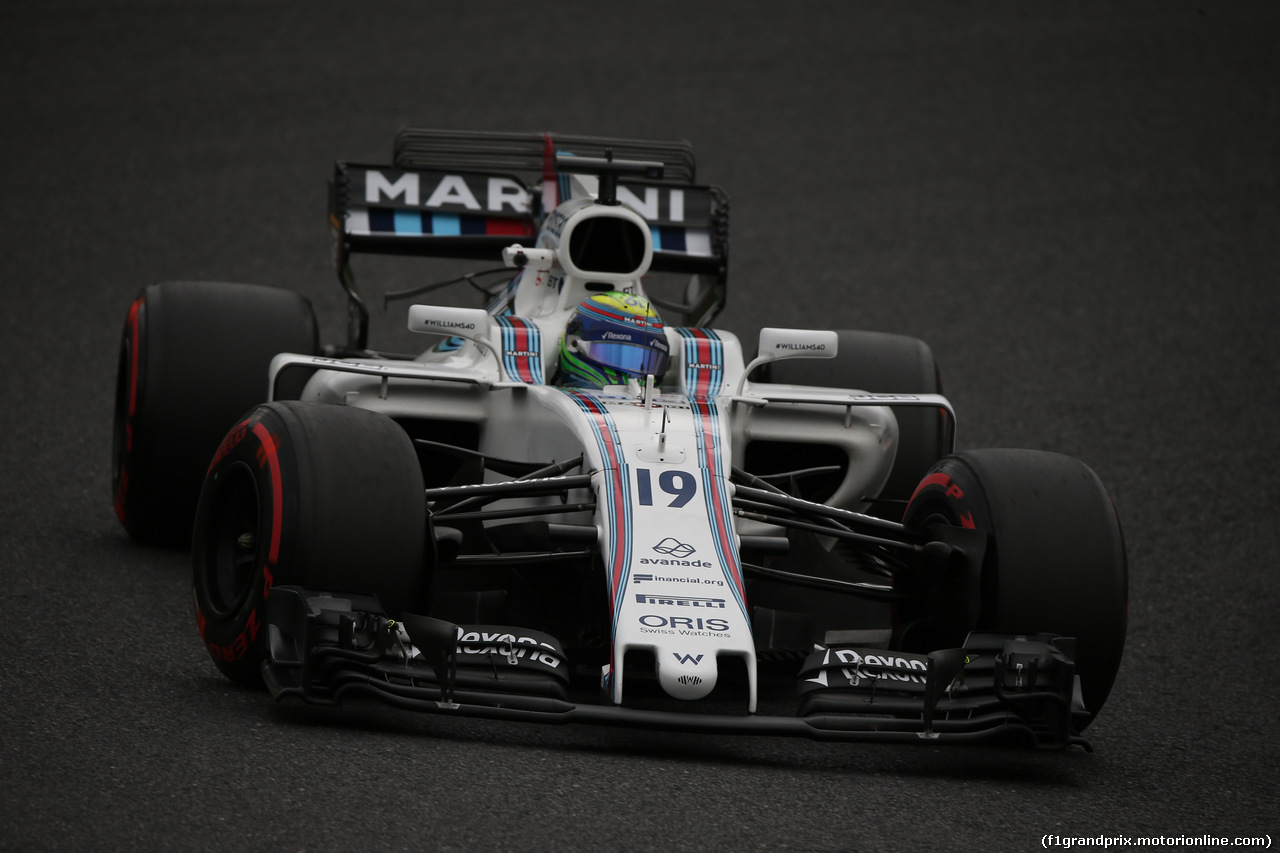 GP GIAPPONE, 06.10.2017- Prove Libere 1, Felipe Massa (BRA) Williams F1 Team FW40