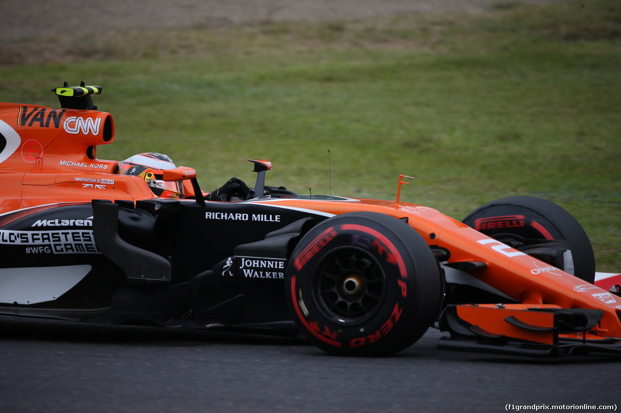 GP GIAPPONE, 06.10.2017- Prove Libere 1, Stoffel Vandoorne (BEL) McLaren MCL32