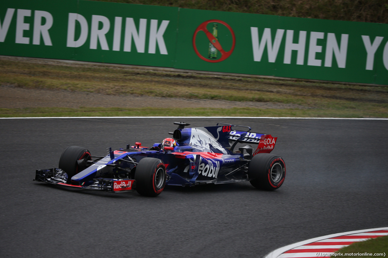 GP GIAPPONE, 06.10.2017- Prove Libere 1, Pierre Gasly (FRA) Scuderia Toro Rosso STR12