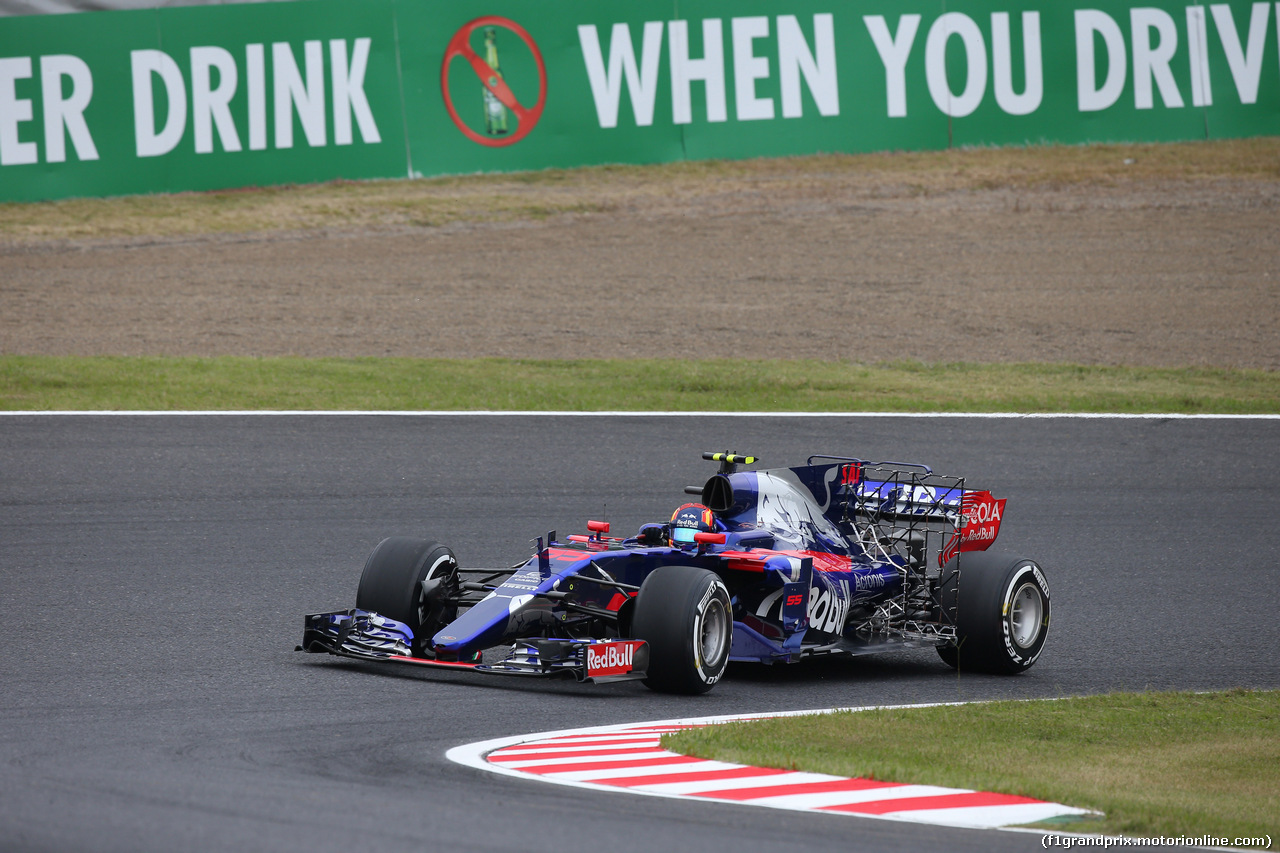 GP GIAPPONE, 06.10.2017- Prove Libere 1, Carlos Sainz Jr (ESP) Scuderia Toro Rosso STR12
