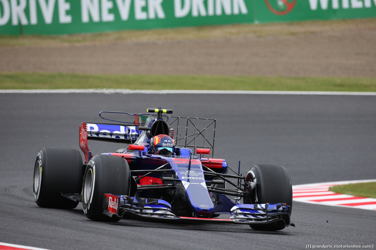GP GIAPPONE, 06.10.2017- Prove Libere 1, Carlos Sainz Jr (ESP) Scuderia Toro Rosso STR12