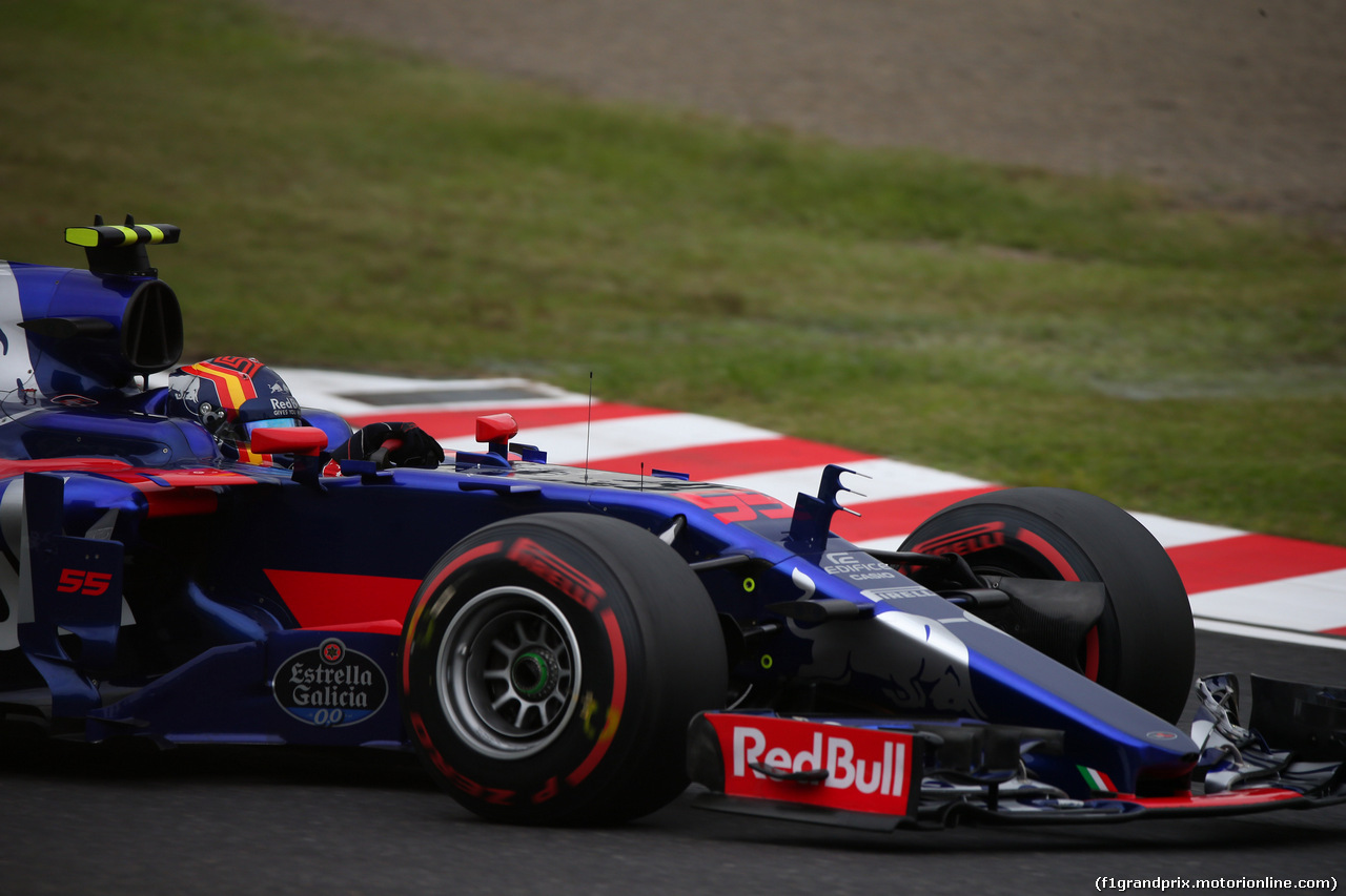 GP GIAPPONE, 06.10.2017- Prove Libere 1, Carlos Sainz Jr (ESP) Scuderia Toro Rosso STR12
