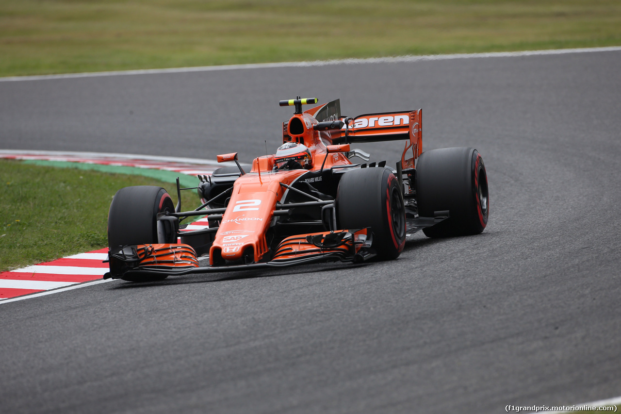 GP GIAPPONE, 06.10.2017- Prove Libere 1, Stoffel Vandoorne (BEL) McLaren MCL32