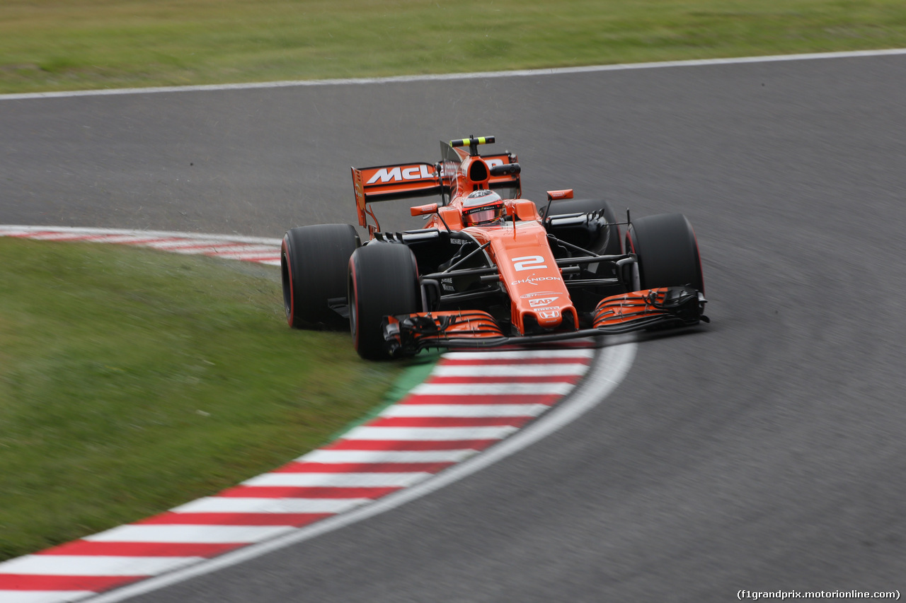 GP GIAPPONE, 06.10.2017- Prove Libere 1, Stoffel Vandoorne (BEL) McLaren MCL32