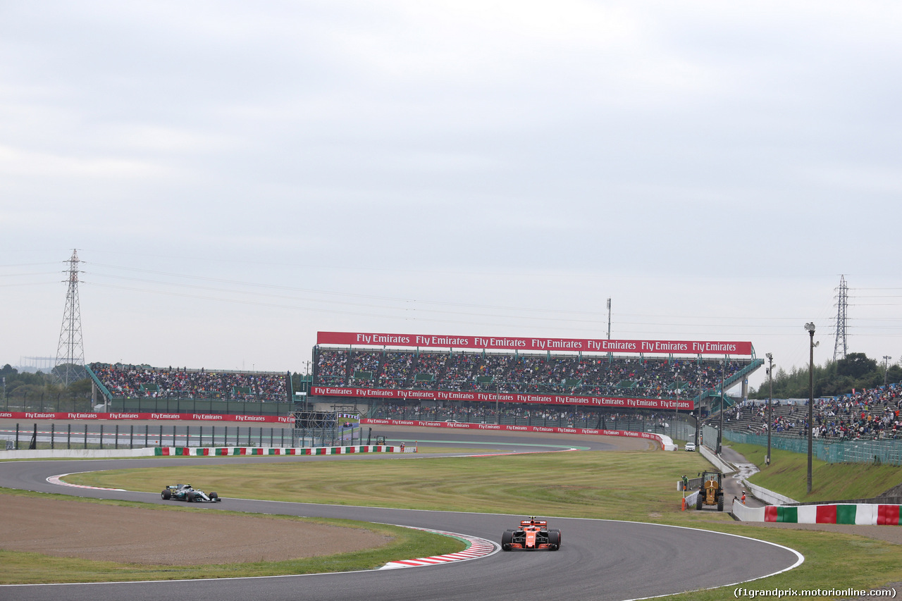 GP GIAPPONE, 06.10.2017- Prove Libere 1, Stoffel Vandoorne (BEL) McLaren MCL32