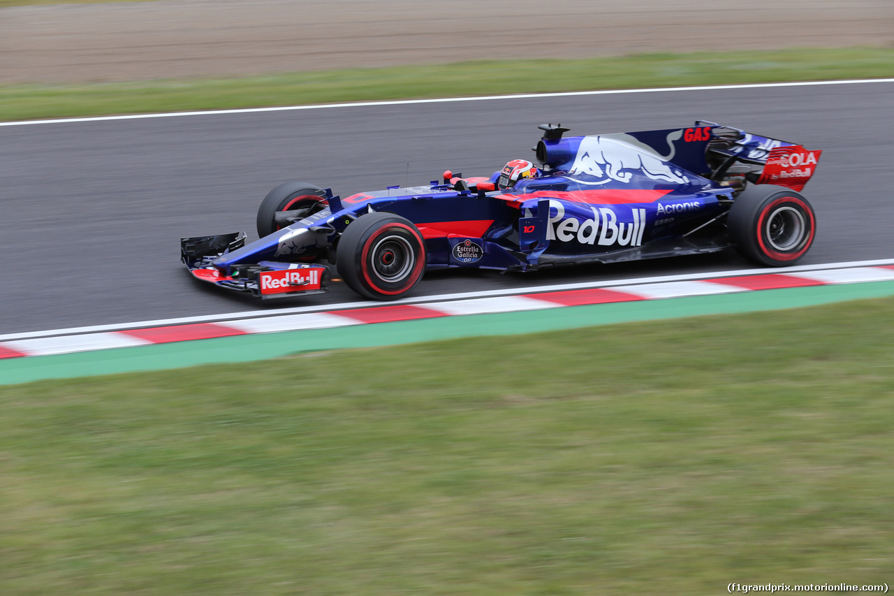 GP GIAPPONE, 06.10.2017- Prove Libere 1, Pierre Gasly (FRA) Scuderia Toro Rosso STR12