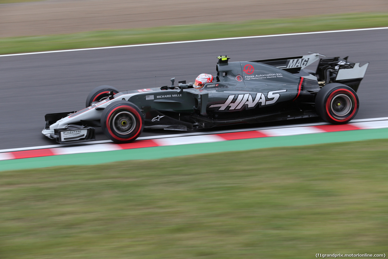 GP GIAPPONE, 06.10.2017- Prove Libere 1, Kevin Magnussen (DEN) Haas F1 Team VF-17