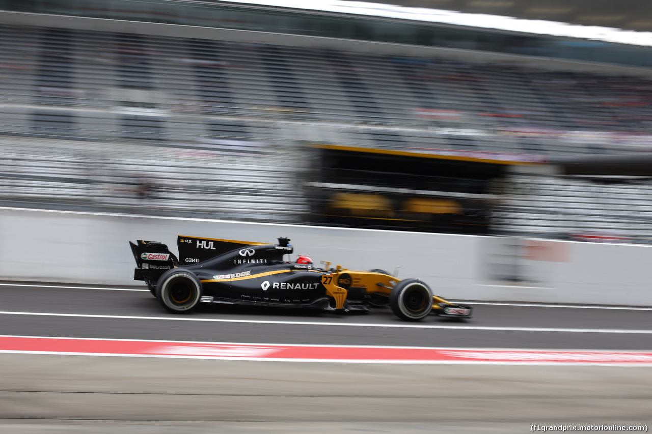 GP GIAPPONE, 06.10.2017- Prove Libere 1, Nico Hulkenberg (GER) Renault Sport F1 Team RS17