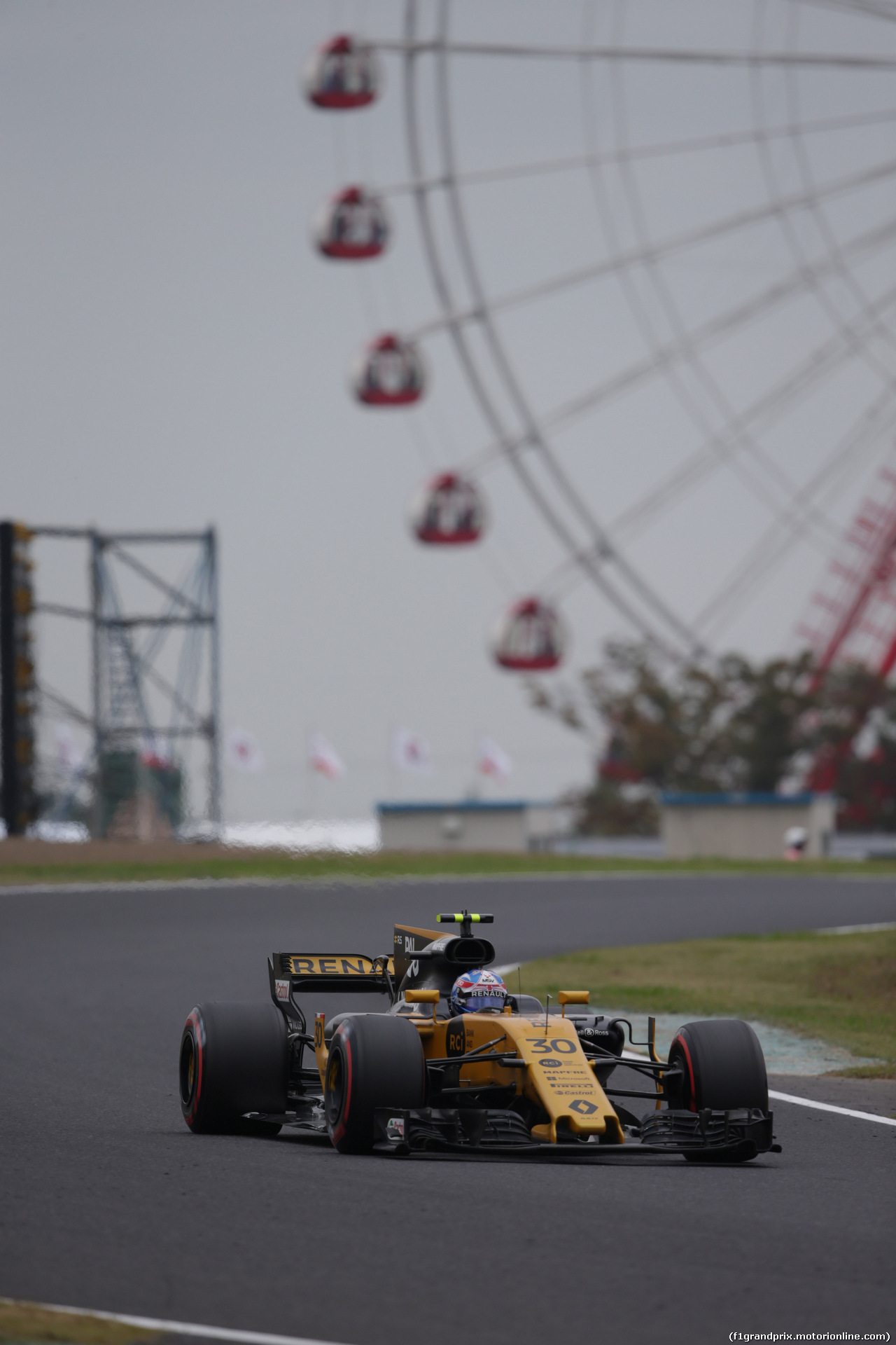 GP GIAPPONE, 06.10.2017- Prove Libere 1, Jolyon Palmer (GBR) Renault Sport F1 Team RS17