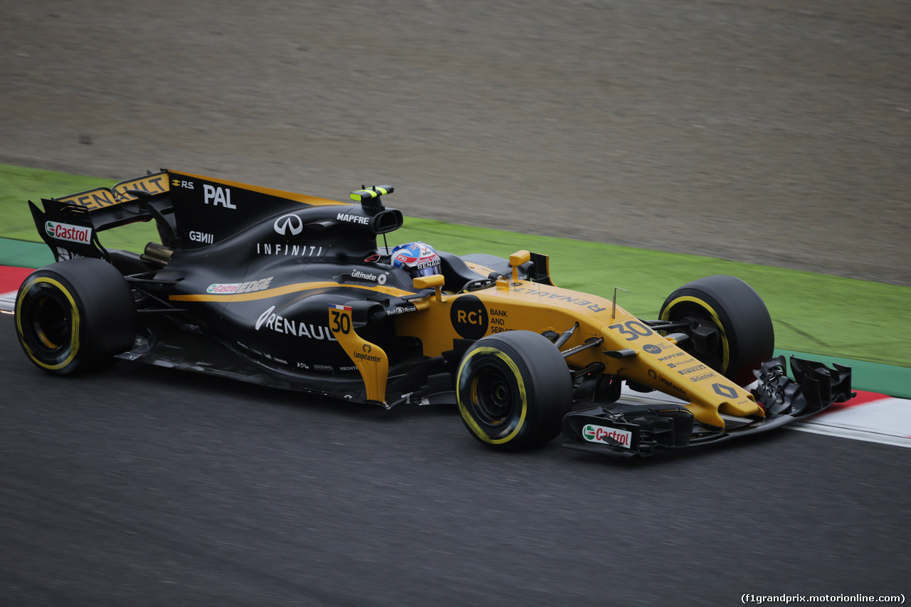 GP GIAPPONE, 06.10.2017- Prove Libere 1, Jolyon Palmer (GBR) Renault Sport F1 Team RS17