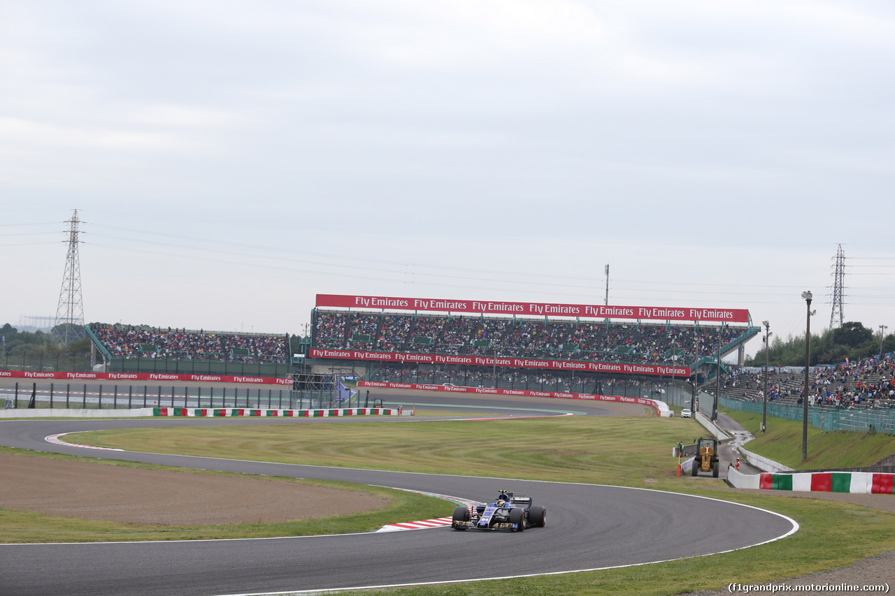 GP GIAPPONE, 06.10.2017- Prove Libere 1, Pascal Wehrlein (GER) Sauber C36
