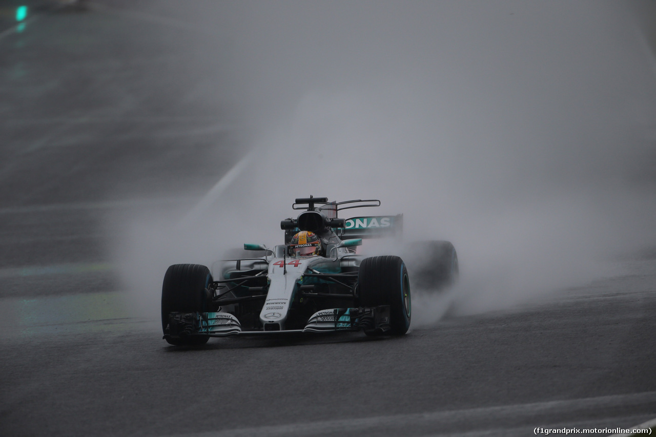 GP GIAPPONE, 06.10.2017- Prove Libere 2, Lewis Hamilton (GBR) Mercedes AMG F1 W08