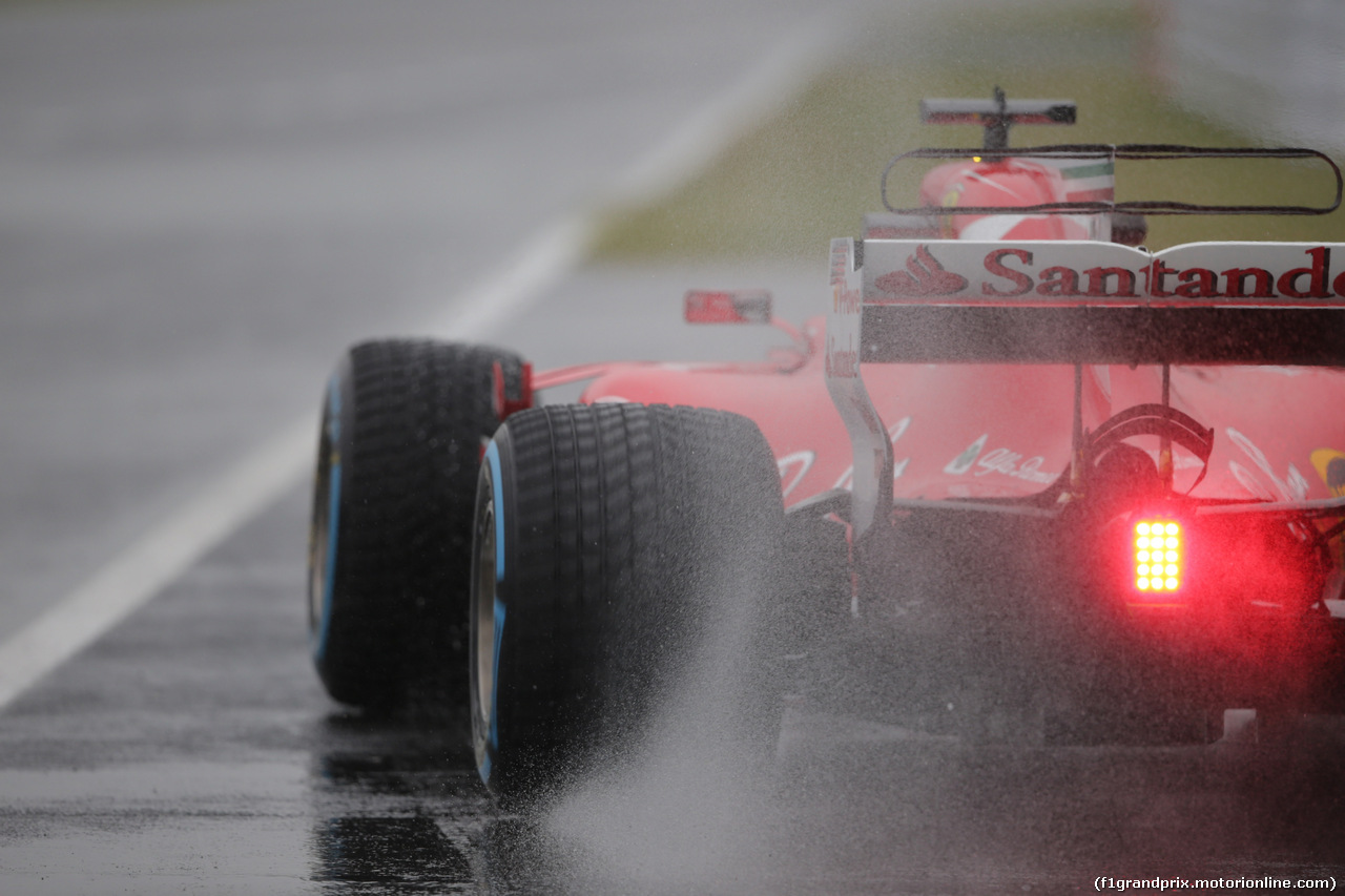 GP GIAPPONE, 06.10.2017- Prove Libere 2, Sebastian Vettel (GER) Ferrari SF70H