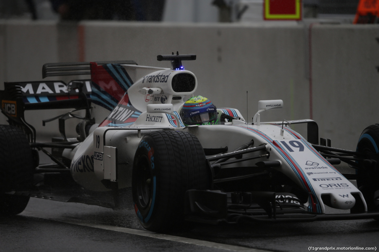 GP GIAPPONE, 06.10.2017- Prove Libere 2, Felipe Massa (BRA) Williams F1 Team FW40