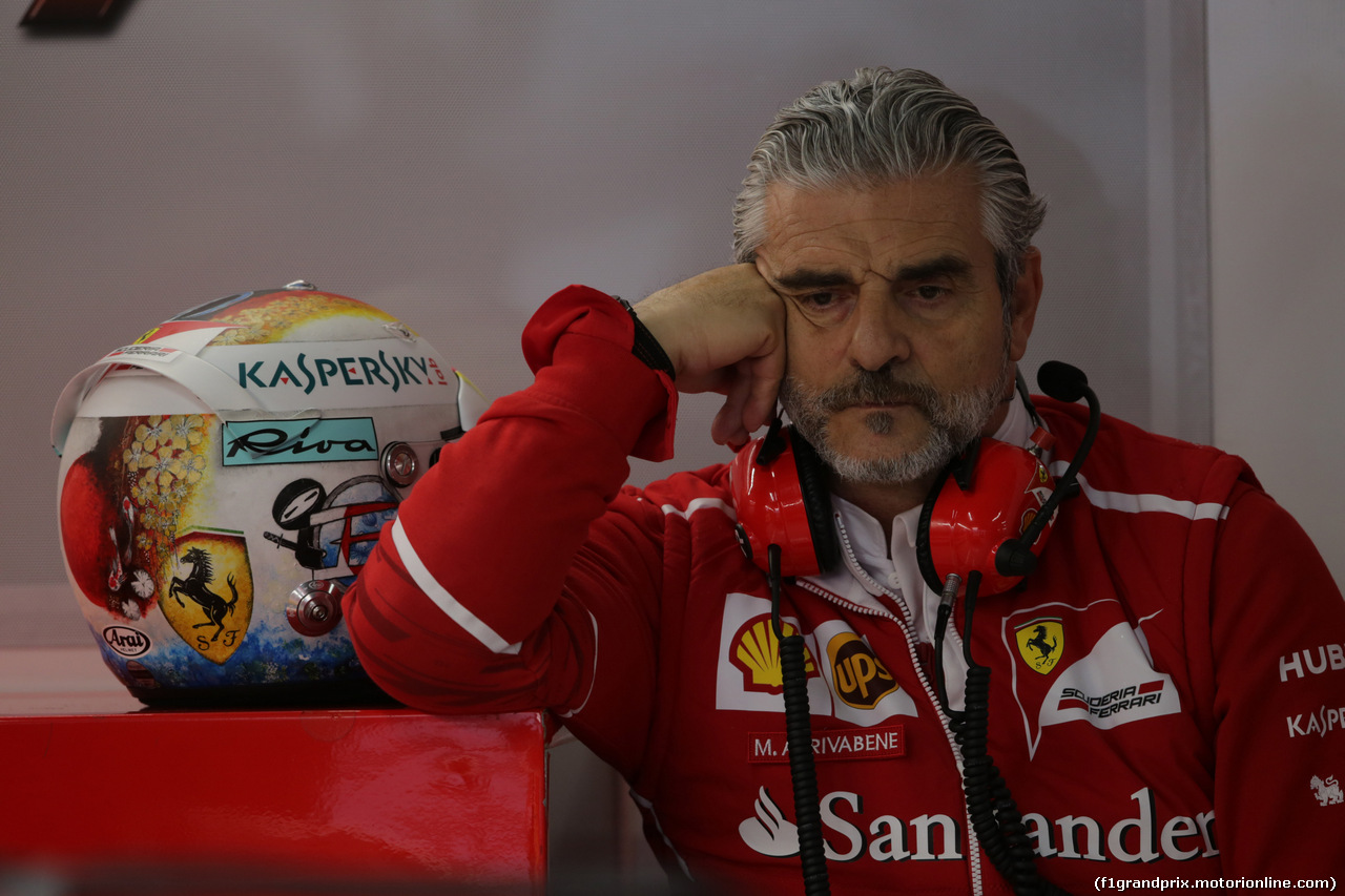 GP GIAPPONE, 06.10.2017- Prove Libere 2, Maurizio Arrivabene (ITA) Ferrari Team Principal