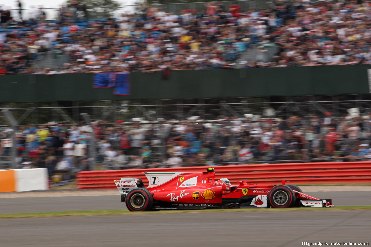 GP GRAN BRETAGNA, 16.07.2017 - Gara, Kimi Raikkonen (FIN) Ferrari SF70H