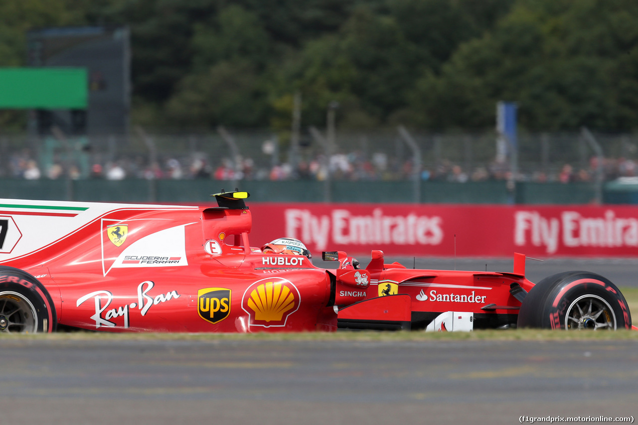 GP GRAN BRETAGNA, 16.07.2017 - Gara, Kimi Raikkonen (FIN) Ferrari SF70H