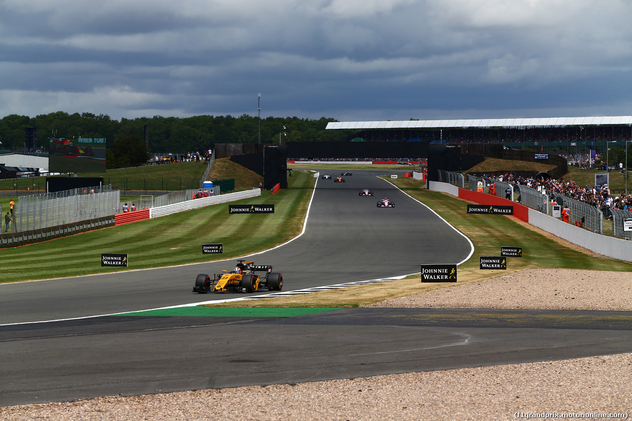 GP GRAN BRETAGNA, 16.07.2017 - Gara, Nico Hulkenberg (GER) Renault Sport F1 Team RS17