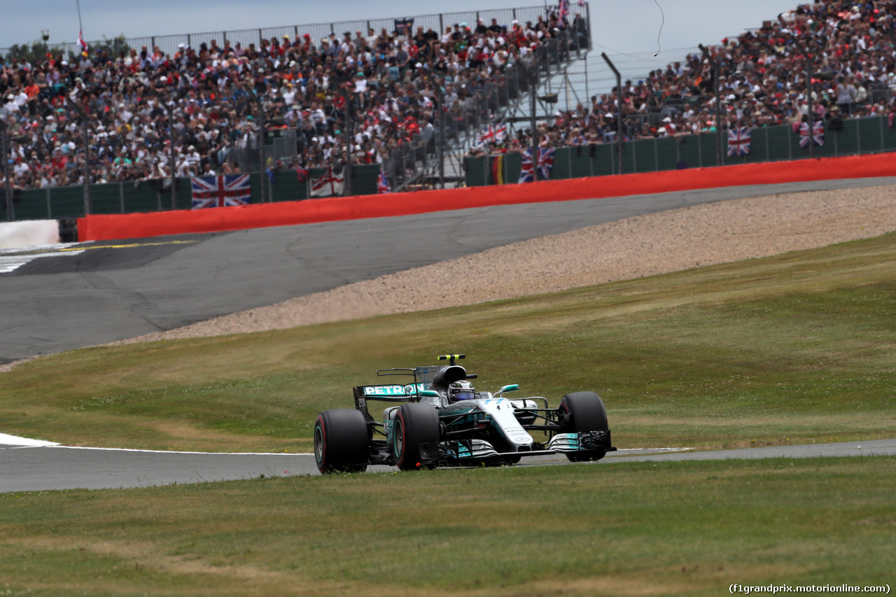 GP GRAN BRETAGNA, 16.07.2017 - Gara, Valtteri Bottas (FIN) Mercedes AMG F1 W08