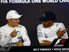 GP GRAN BRETAGNA, 16.07.2017 - Gara, Conferenza Stampa, Valtteri Bottas (FIN) Mercedes AMG F1 W08 e Lewis Hamilton (GBR) Mercedes AMG F1 W08