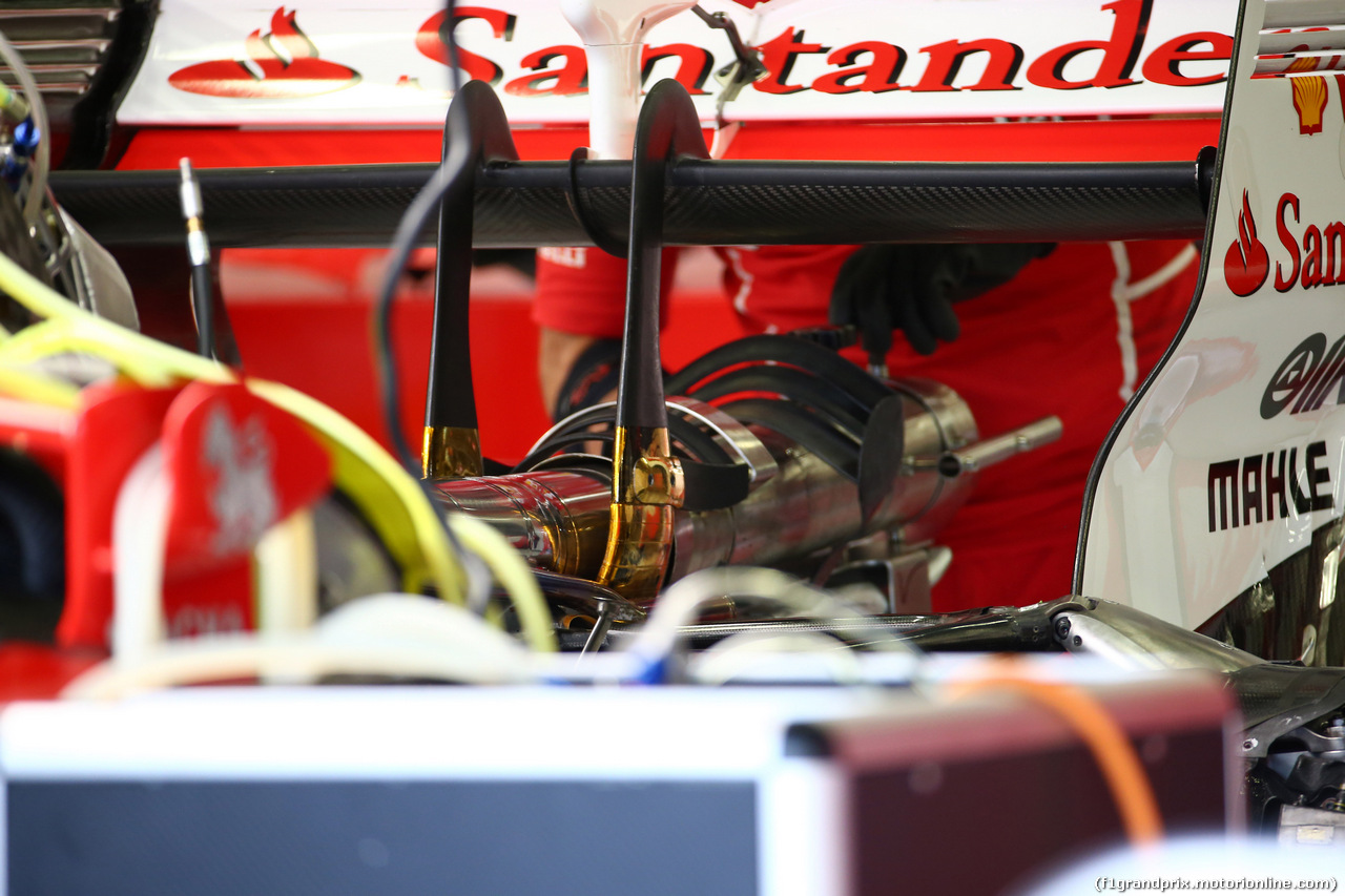 GP GRAN BRETAGNA, 13.07.2017 - Ferrari SF70H, detail