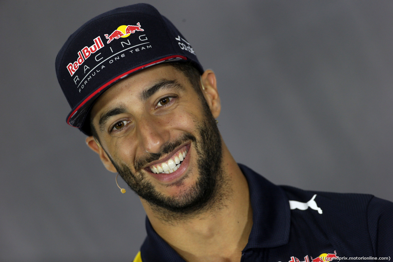 GP GRAN BRETAGNA, 13.07.2017 - Conferenza Stampa, Daniel Ricciardo (AUS) Red Bull Racing RB13