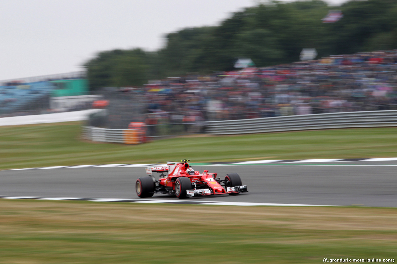 GP GRAN BRETAGNA, 15.07.2017 - Qualifiche, Kimi Raikkonen (FIN) Ferrari SF70H