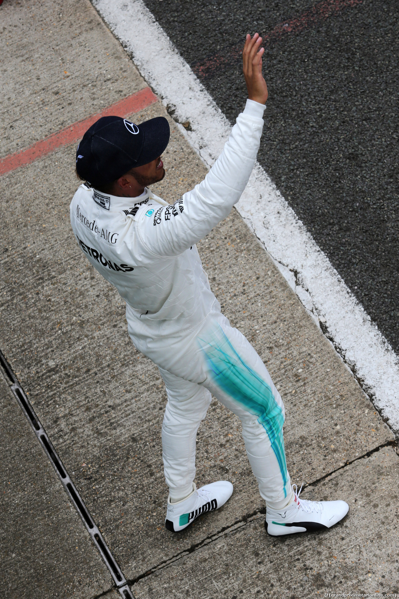 GP GRAN BRETAGNA, 15.07.2017 - Qualifiche, Lewis Hamilton (GBR) Mercedes AMG F1 W08 pole position