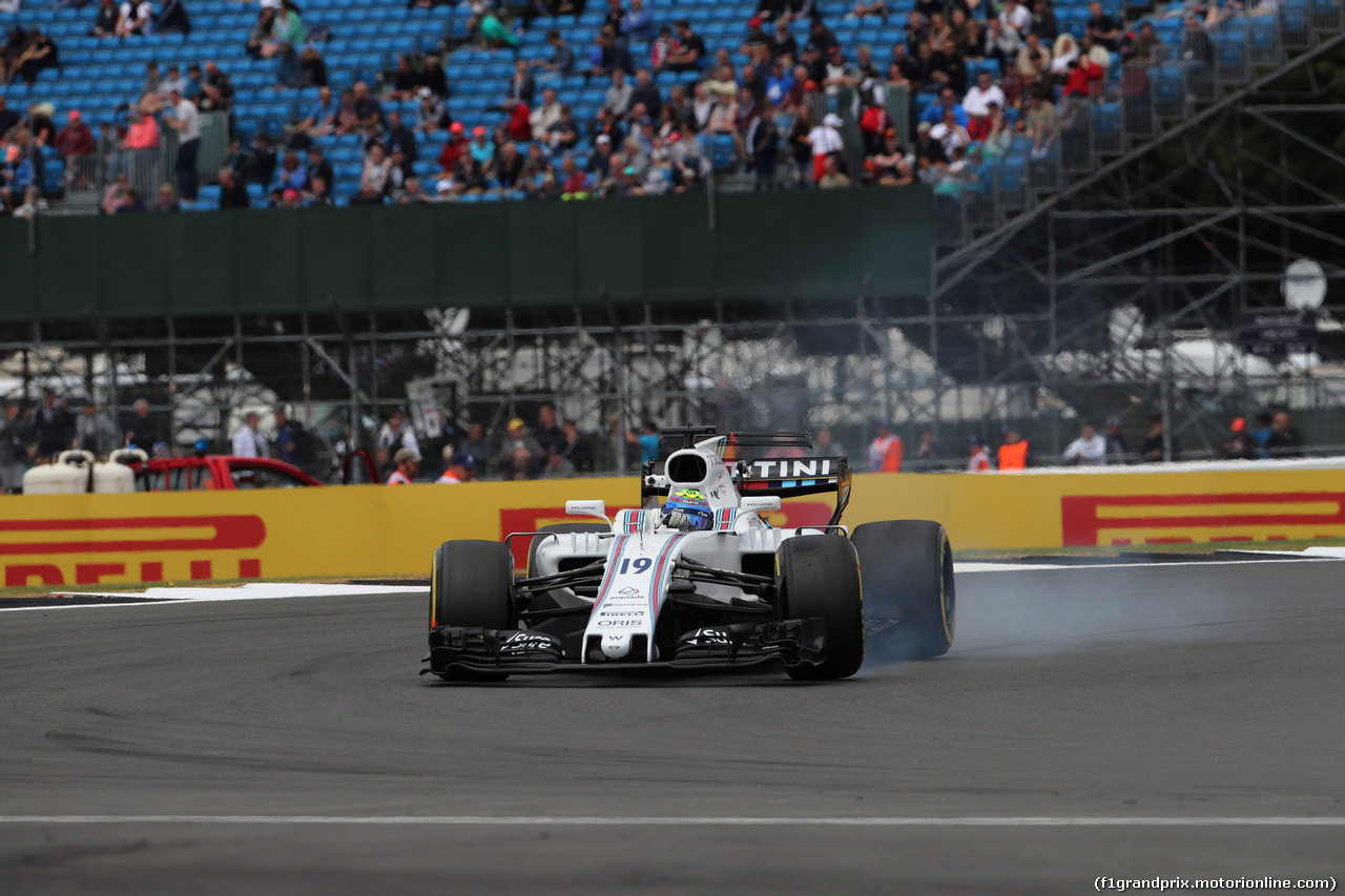 GP GRAN BRETAGNA, 14.07.2017 - Prove Libere 2, Felipe Massa (BRA) Williams FW40