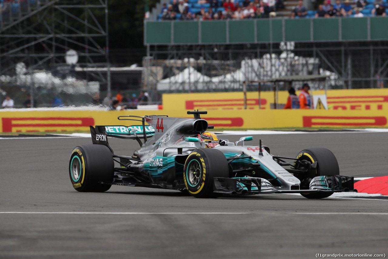 GP GRAN BRETAGNA, 14.07.2017 - Prove Libere 2, Lewis Hamilton (GBR) Mercedes AMG F1 W08