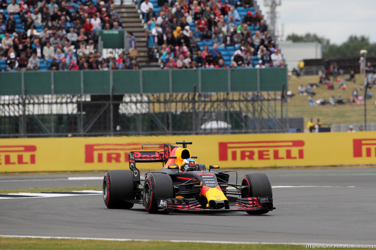 GP GRAN BRETAGNA, 14.07.2017 - Prove Libere 2, Daniel Ricciardo (AUS) Red Bull Racing RB13