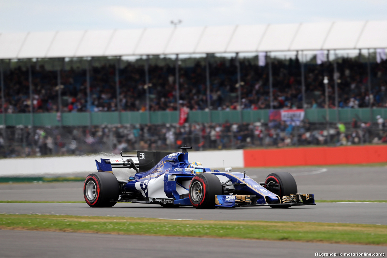 GP GRAN BRETAGNA, 14.07.2017 - Prove Libere 2, Marcus Ericsson (SUE) Sauber C36