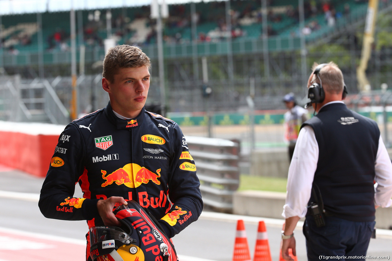 GP GRAN BRETAGNA, 14.07.2017 - Prove Libere 2, Max Verstappen (NED) Red Bull Racing RB13