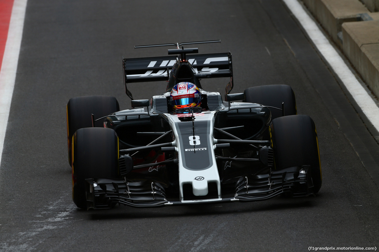 GP GRAN BRETAGNA, 14.07.2017 - Prove Libere 2, Romain Grosjean (FRA) Haas F1 Team VF-17