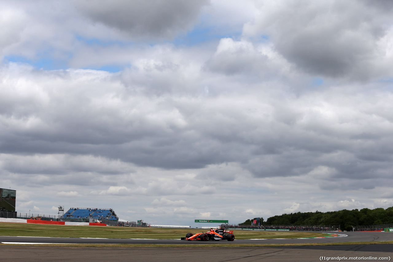 GP GRAN BRETAGNA, 14.07.2017 - Prove Libere 2, Stoffel Vandoorne (BEL) McLaren MCL32