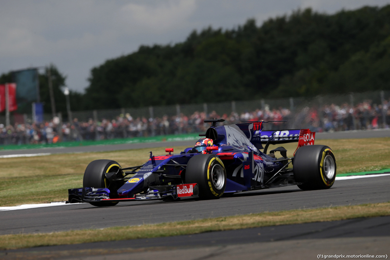 GP GRAN BRETAGNA, 14.07.2017 - Prove Libere 2, Daniil Kvyat (RUS) Scuderia Toro Rosso STR12